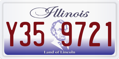 IL license plate Y359721