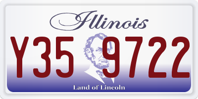 IL license plate Y359722