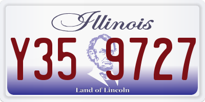 IL license plate Y359727