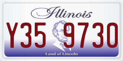 IL license plate Y359730