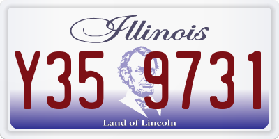 IL license plate Y359731