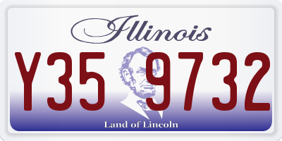 IL license plate Y359732