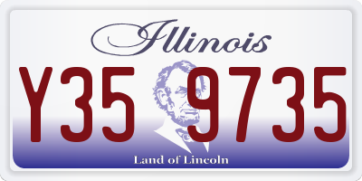 IL license plate Y359735