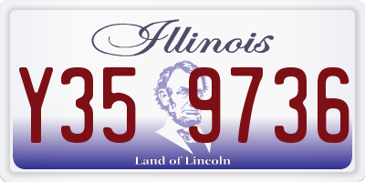 IL license plate Y359736