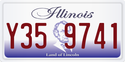 IL license plate Y359741
