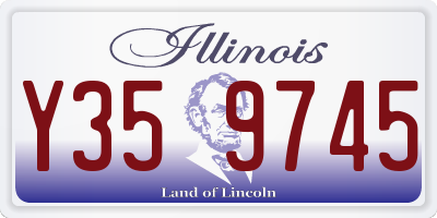 IL license plate Y359745