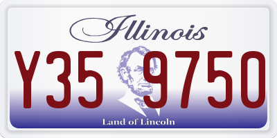 IL license plate Y359750