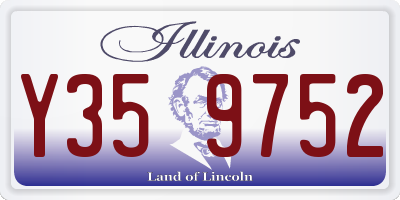 IL license plate Y359752