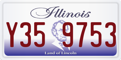 IL license plate Y359753