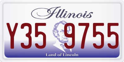 IL license plate Y359755