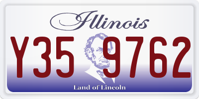 IL license plate Y359762