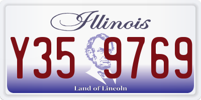 IL license plate Y359769