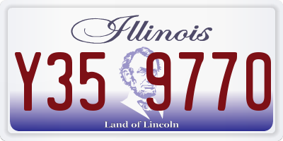 IL license plate Y359770