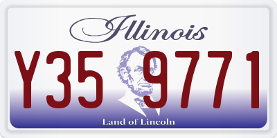 IL license plate Y359771