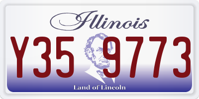 IL license plate Y359773