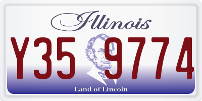 IL license plate Y359774