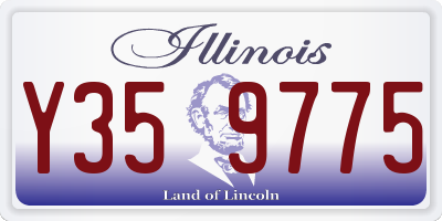 IL license plate Y359775