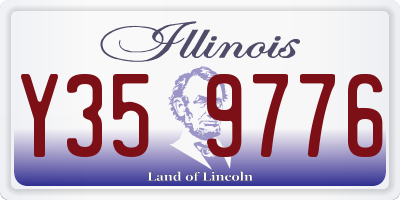 IL license plate Y359776
