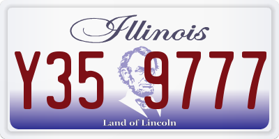 IL license plate Y359777