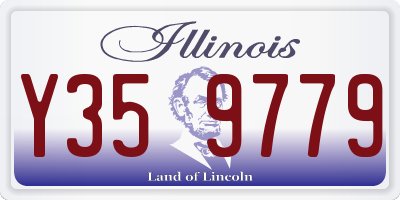 IL license plate Y359779