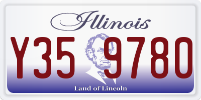 IL license plate Y359780