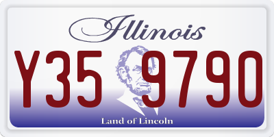 IL license plate Y359790