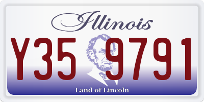 IL license plate Y359791