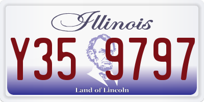 IL license plate Y359797