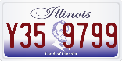 IL license plate Y359799