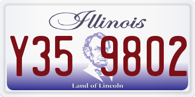 IL license plate Y359802