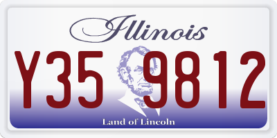 IL license plate Y359812