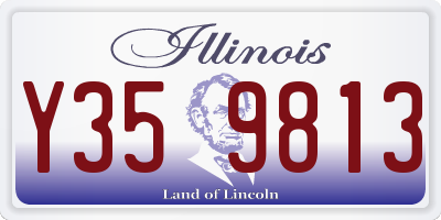 IL license plate Y359813