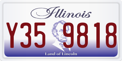 IL license plate Y359818