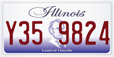 IL license plate Y359824
