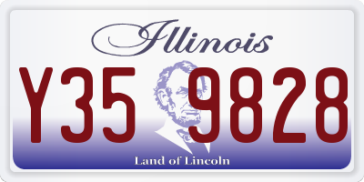 IL license plate Y359828