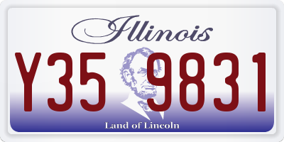 IL license plate Y359831