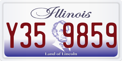 IL license plate Y359859