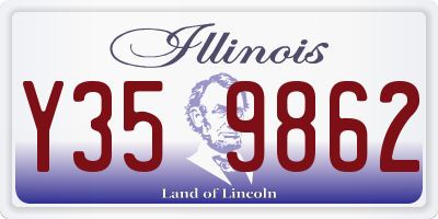 IL license plate Y359862