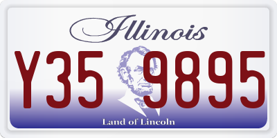 IL license plate Y359895