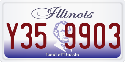 IL license plate Y359903