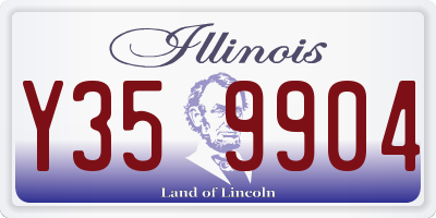 IL license plate Y359904