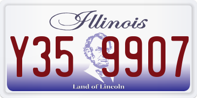 IL license plate Y359907