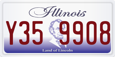 IL license plate Y359908