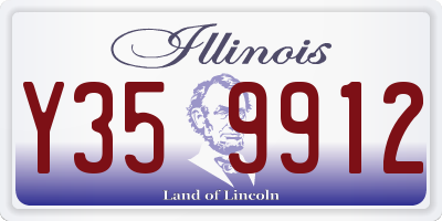 IL license plate Y359912