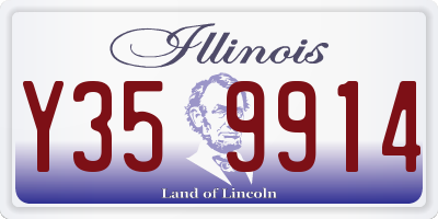 IL license plate Y359914