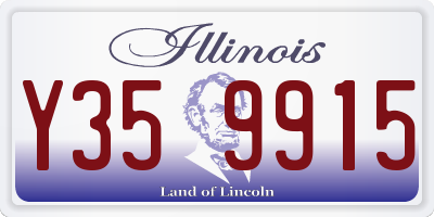 IL license plate Y359915