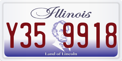 IL license plate Y359918