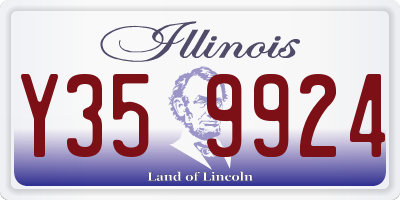 IL license plate Y359924