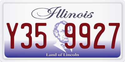 IL license plate Y359927