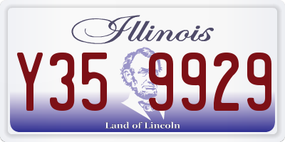 IL license plate Y359929
